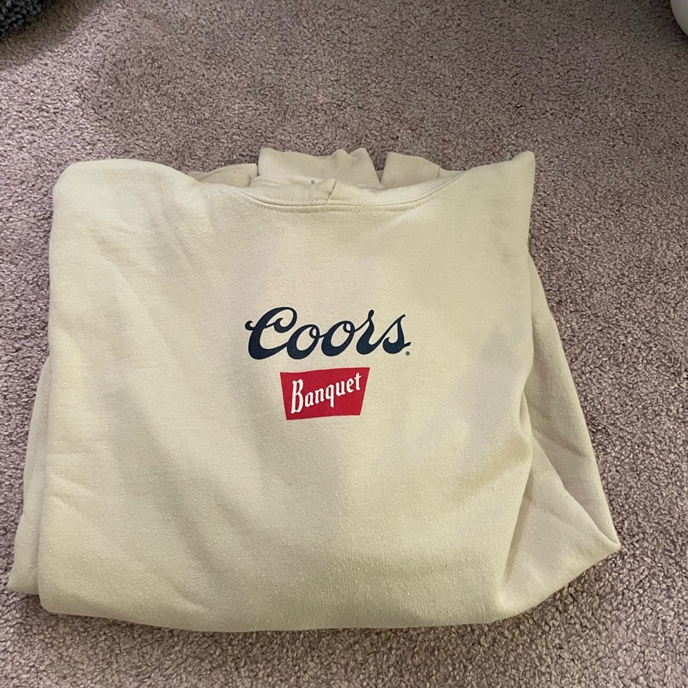 Coors Banquet Cream Sweatshirt